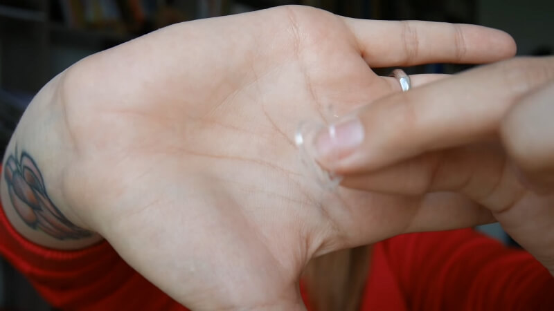 Прозрачные маленькие силиконовые резинки для волос